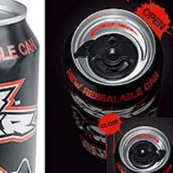 Soda cans that can be resealed