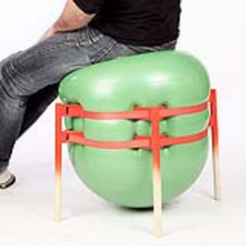 The stooler turns any object into a stool