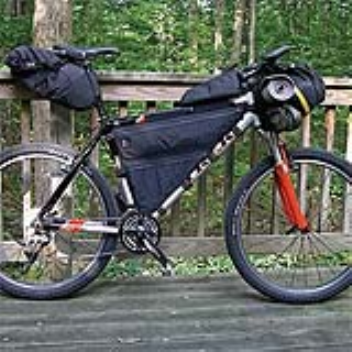 Bags built to fit in the unused area of a bicycle frame