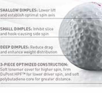 Golf ball designed to inhibit side spin that causes hooks and slices