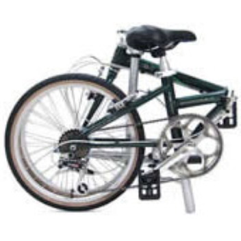 A folding bike is more compact and easier to strore